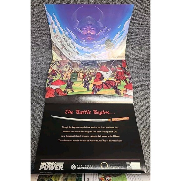 Nintendo Power Magazine Issue 203 May 2006 Mario & Luigi w/Odama Gamecube Poster - Picture 3 of 4